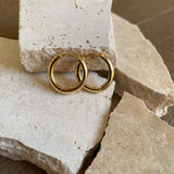 18K Gold Filled Classic Hoop Earrings