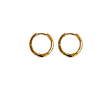 18K Gold Filled Classic Hoop Earrings